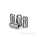 DIN916 Stainless steel Hexagon socket set screws with cup point